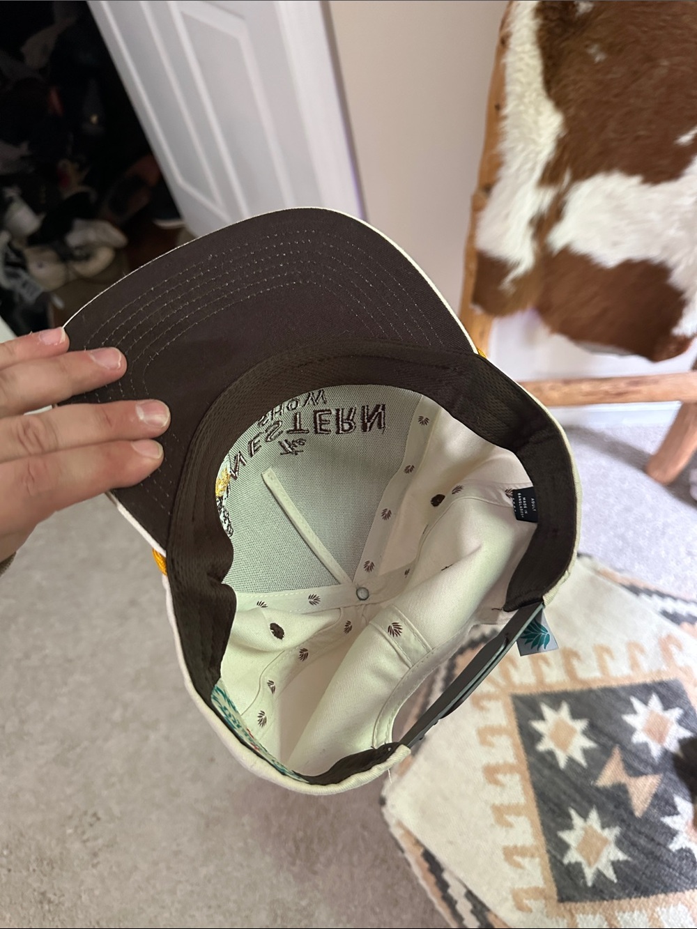 Sendero western cowboy snap back - Picture 3 of 3